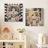 Pintura de diamante de gatito diy pegado a mano full diamond pintura decorativa niños curación cultivar mindfulness moe crush series Application Scenario